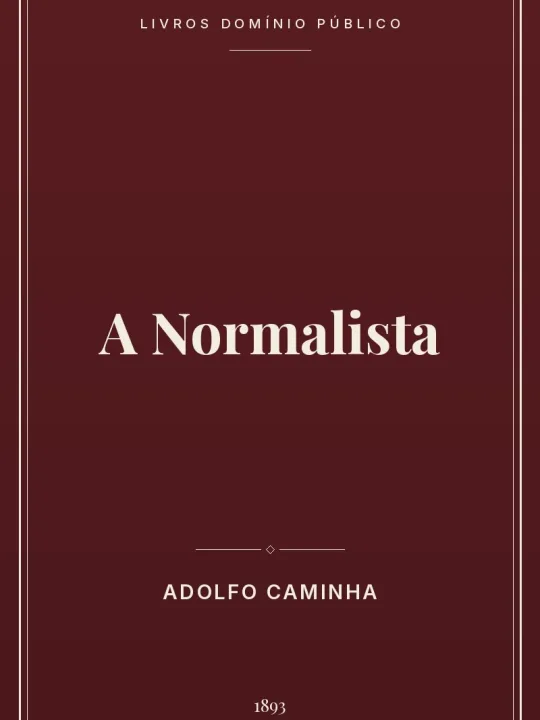 A Normalista 1 Capa do livro A Normalista