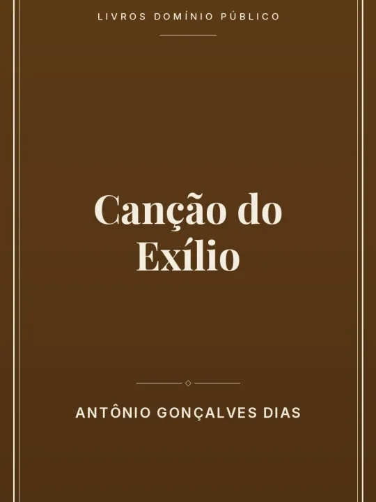 Capa do livro Canção do Exílio