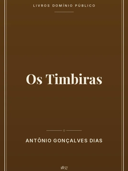 Os Timbiras 1 Capa do livro Os Timbiras