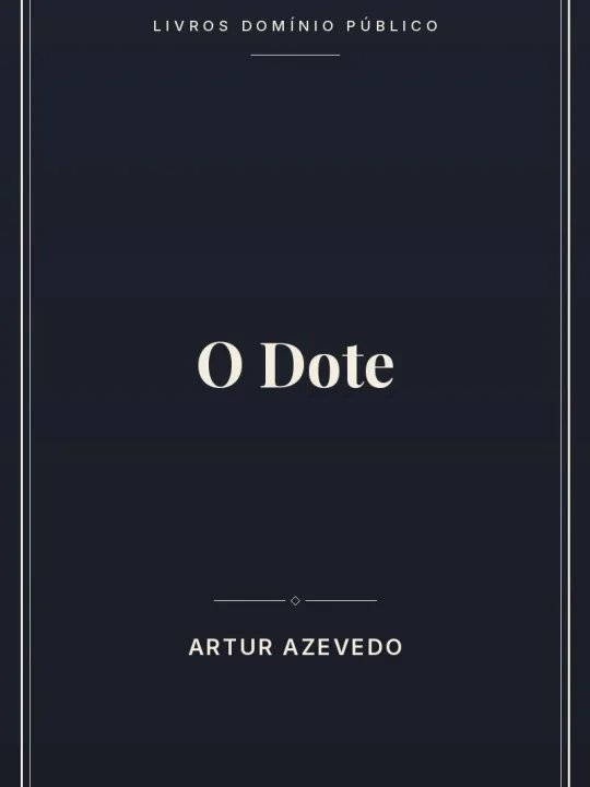Capa do livro O Dote