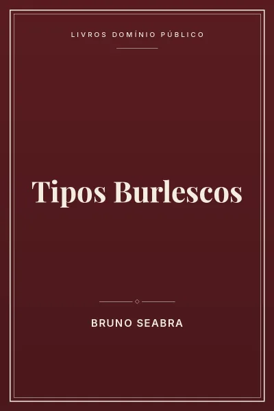 Capa do livro Tipos Burlescos