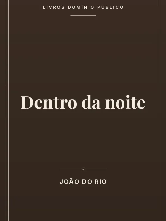 Capa do livro Dentro da noite