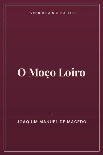 Capa do livro O Moço Loiro