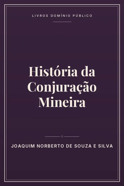 Capa do livro História da Conjuração Mineira