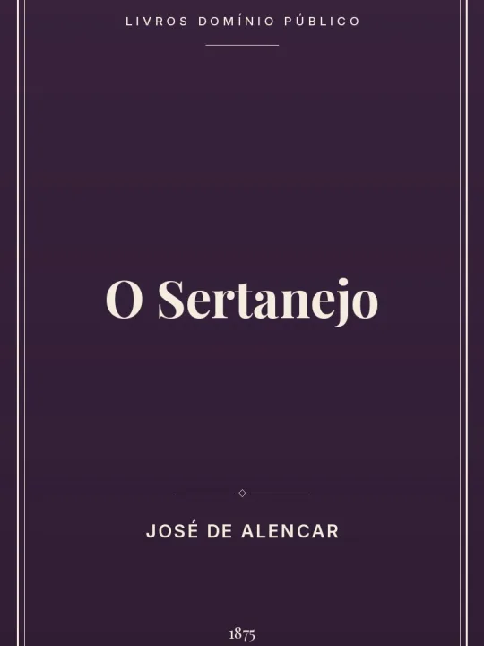 Capa do livro O Sertanejo