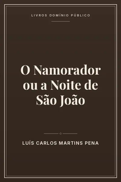 Capa do livro O Namorador ou a Noite de São João