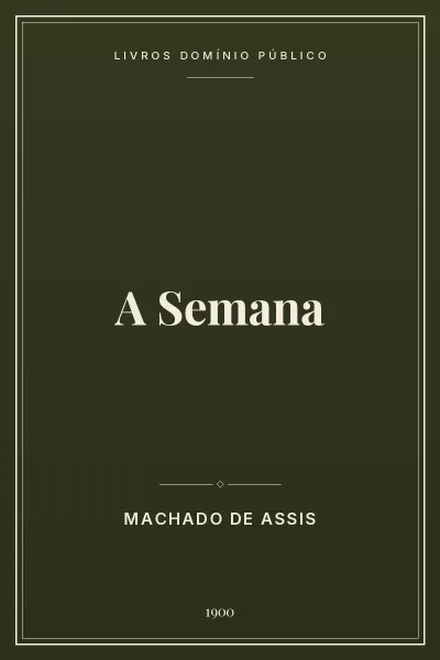 Capa do livro A Semana