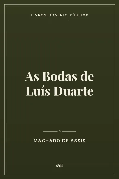 Capa do livro As Bodas de Luís Duarte