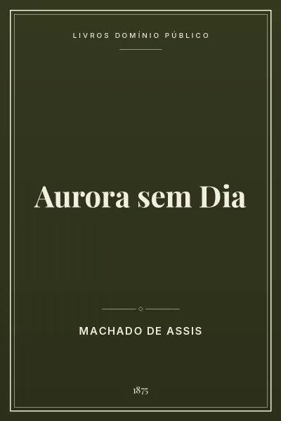 Capa do livro Aurora sem Dia