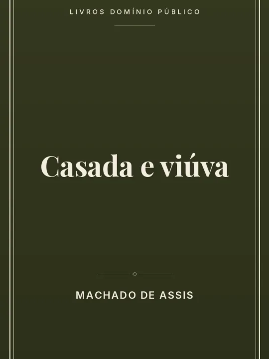 Casada e viúva 1 Capa do livro Casada e viúva