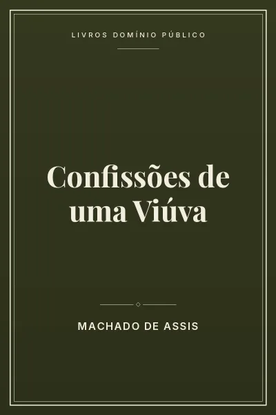Capa do livro Confissões de uma Viúva