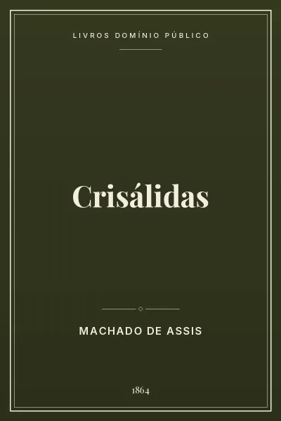 Capa do livro Crisálidas