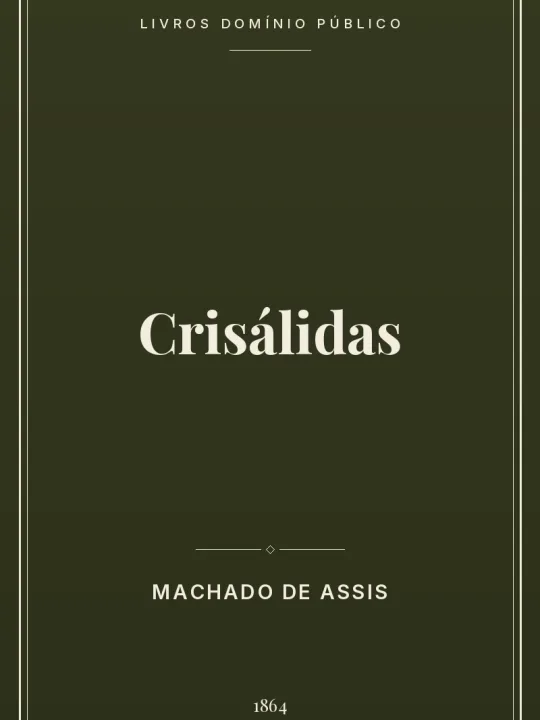 Capa do livro Crisálidas