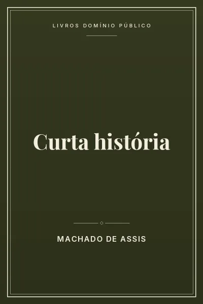 Capa do livro Curta história