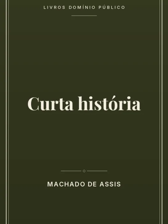 Capa do livro Curta história