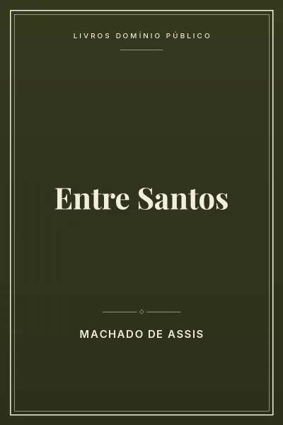 Capa do livro Entre Santos