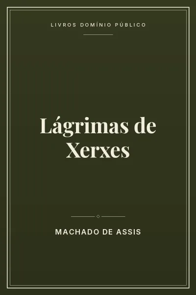 Capa do livro Lágrimas de Xerxes