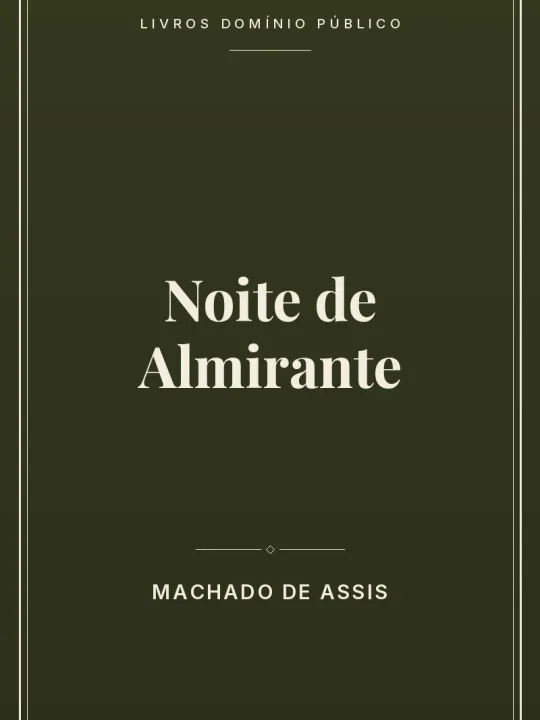 Capa do livro Noite de Almirante