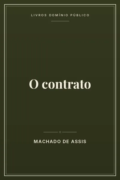 Capa do livro O contrato