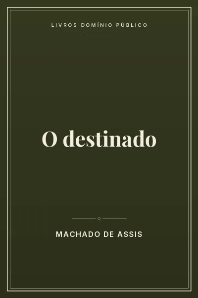 Capa do livro O destinado