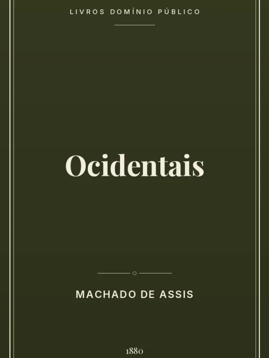 Ocidentais 1 Capa do livro Ocidentais