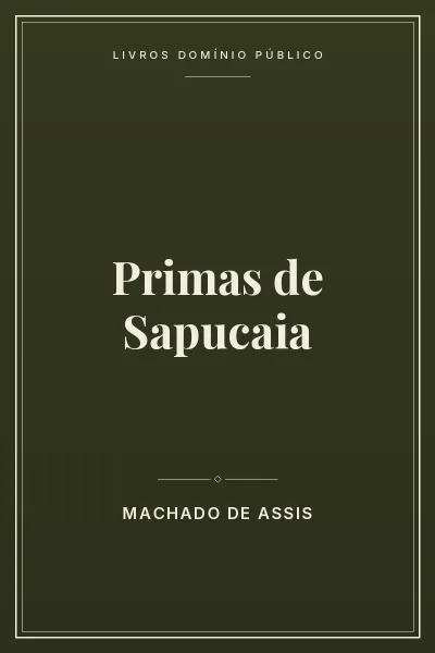 Capa do livro Primas de Sapucaia
