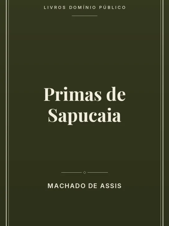 Capa do livro Primas de Sapucaia