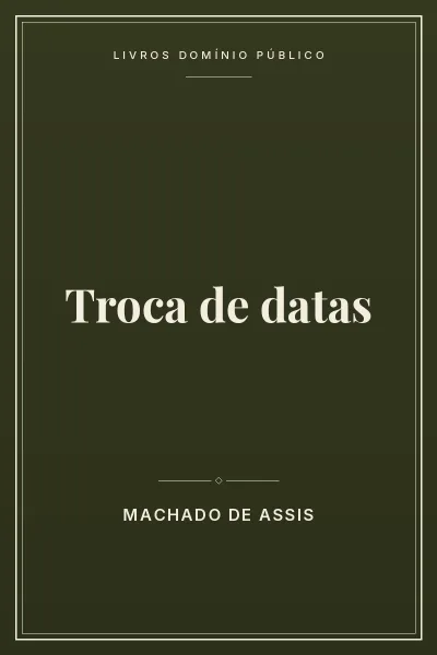 Capa do livro Troca de datas