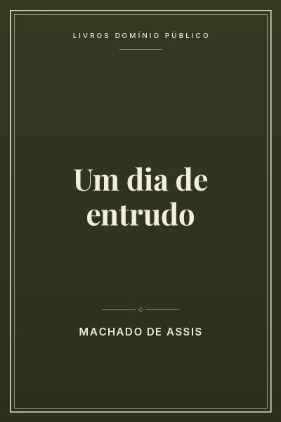 Capa do livro: Um dia de entrudo
