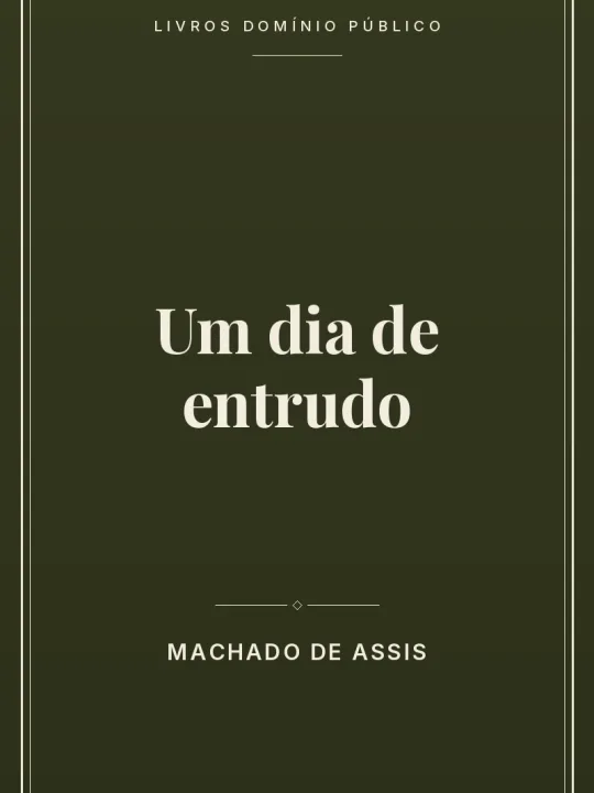 Capa do livro: Um dia de entrudo