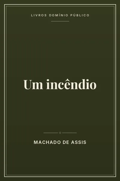 Capa do livro Um incêndio