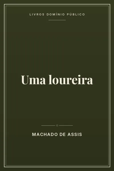 Capa do livro Uma loureira