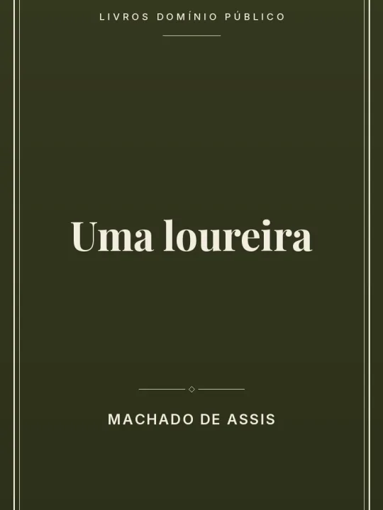 Capa do livro Uma loureira