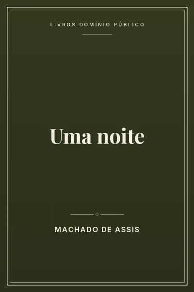 Capa do livro Uma noite