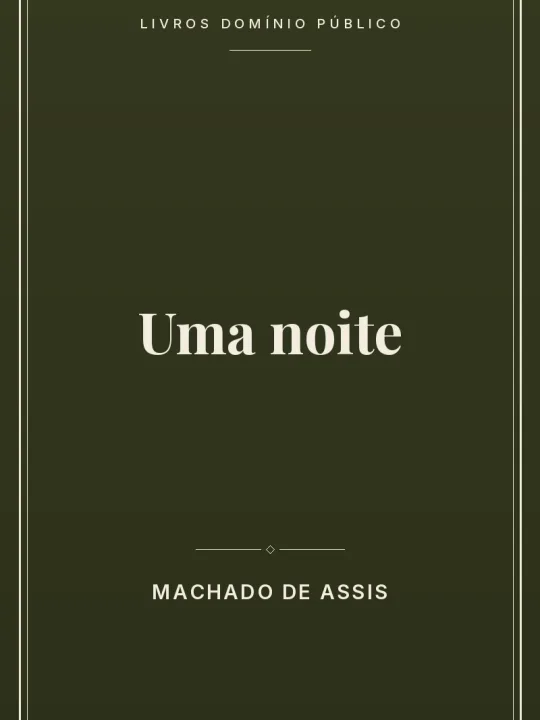 Capa do livro Uma noite