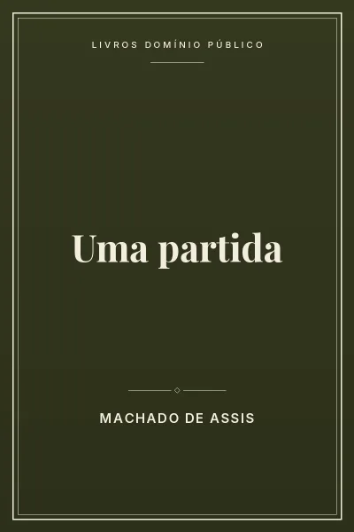 Capa do livro Uma partida