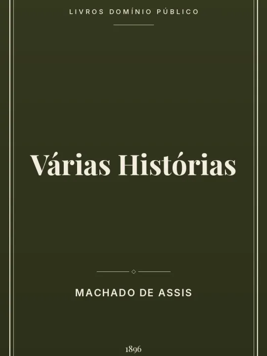 Capa do livro Várias Histórias