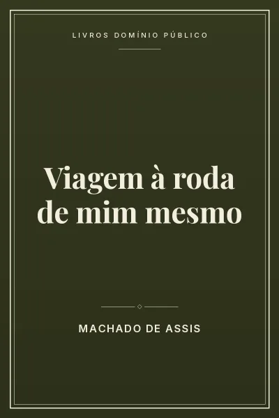 Capa do livro Viagem à roda de mim mesmo