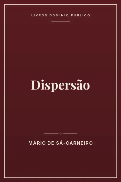 Capa do livro Dispersão
