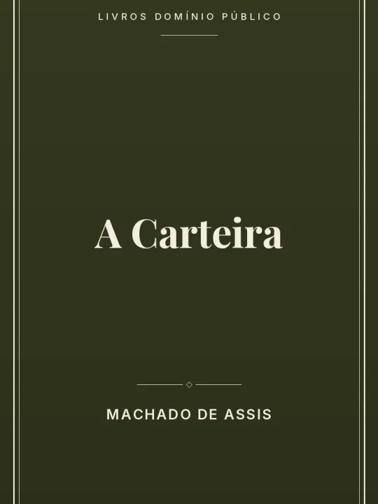 A Carteira 1 Capa do livro A Carteira