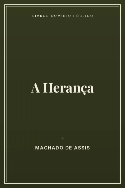A Herança 4 Capa do livro: A Herança