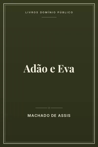 Capa do livro Adão e Eva