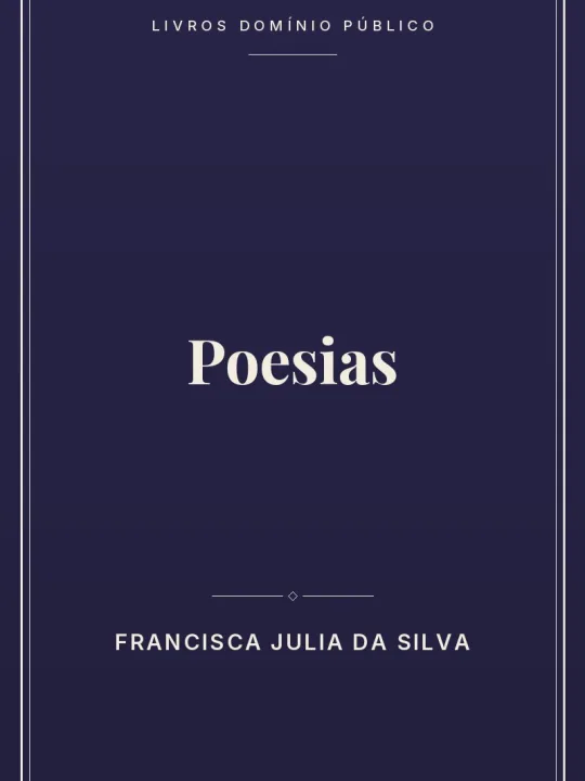 Poesias 1 Capa do livro Poesias
