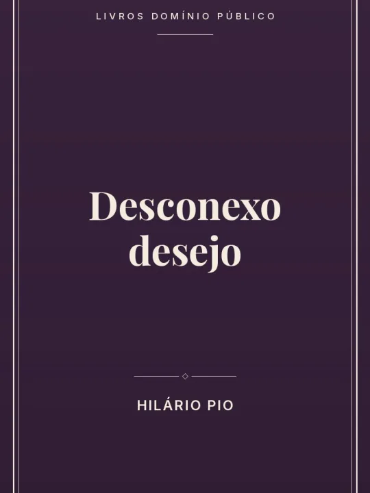 Desconexo desejo 1 Capa do livro Desconexo desejo