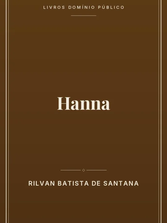 Capa do livro Hanna