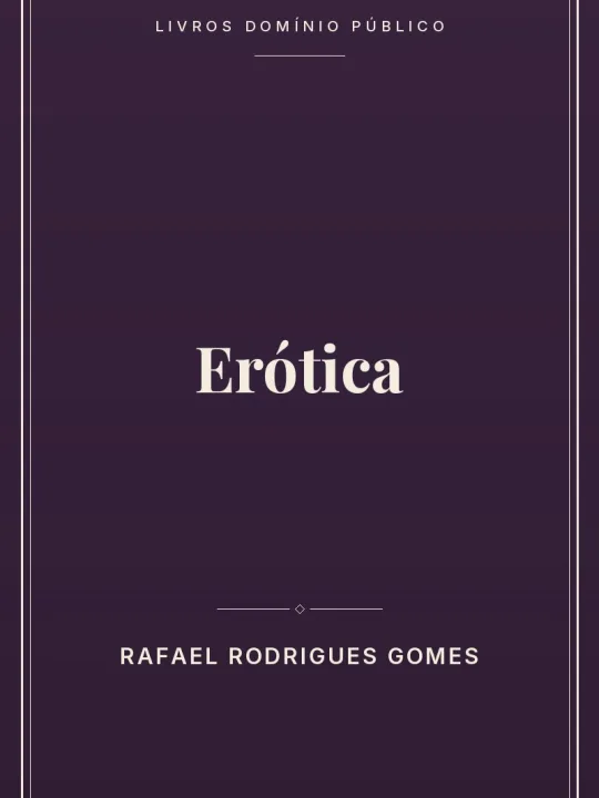 Capa do livro Erótica