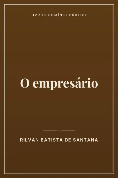 Capa do livro: O empresário