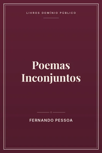 Capa do livro: Poemas Inconjuntos