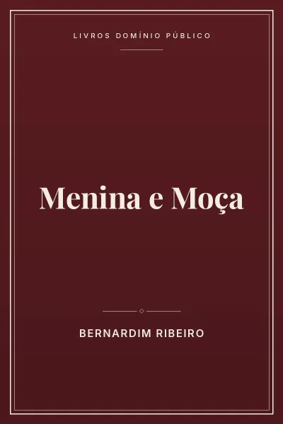 Capa do livro Menina e Moça