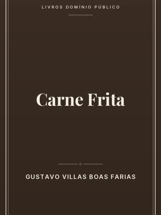 Carne Frita 1 Capa do livro Carne Frita